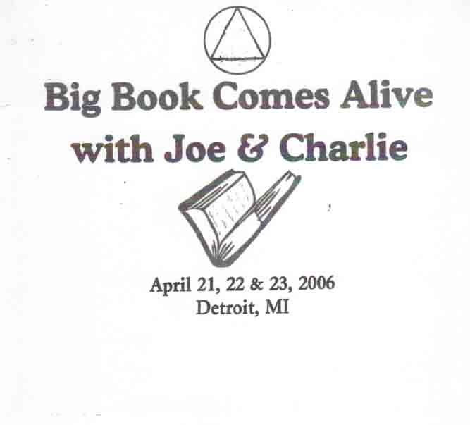 Big Book Comes Alive with Joe & Charlie