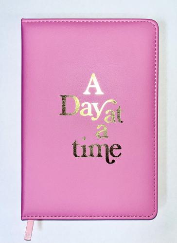 A Day At A Time Pink Journal